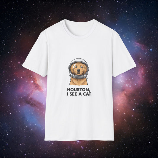 Houston I See A Cat T-Shirt 5 - Astronaut Dog T-Shirt
