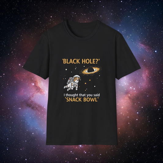 Black Hole Dog 1 -  Unisex T-Shirt