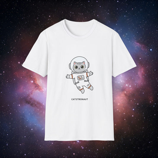 Catstronaut 5 Unisex T-Shirt - Fun Space Graphic Tee for Cat Lovers