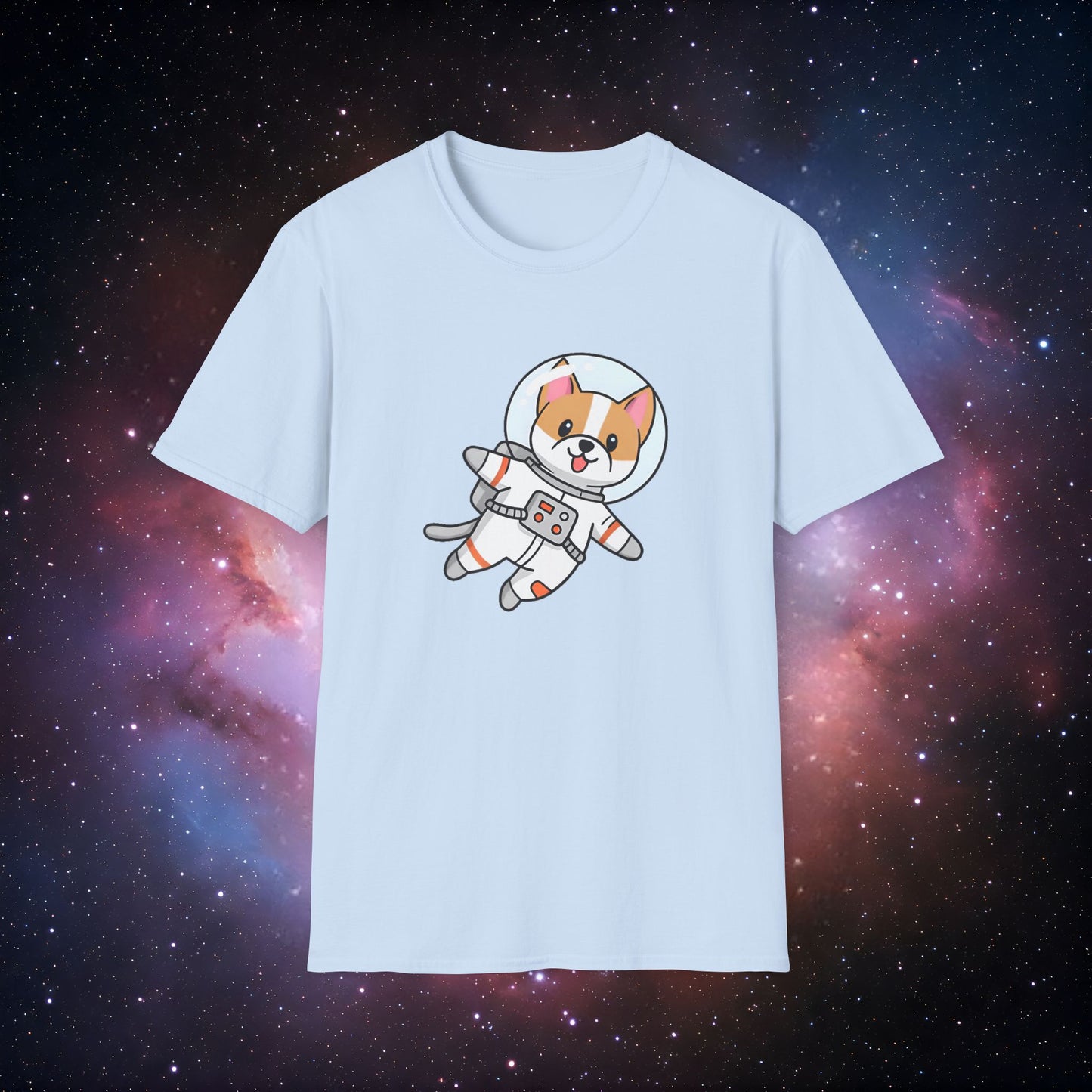 Astro Dog 2 Unisex Softstyle T-Shirt - Space Lover Apparel