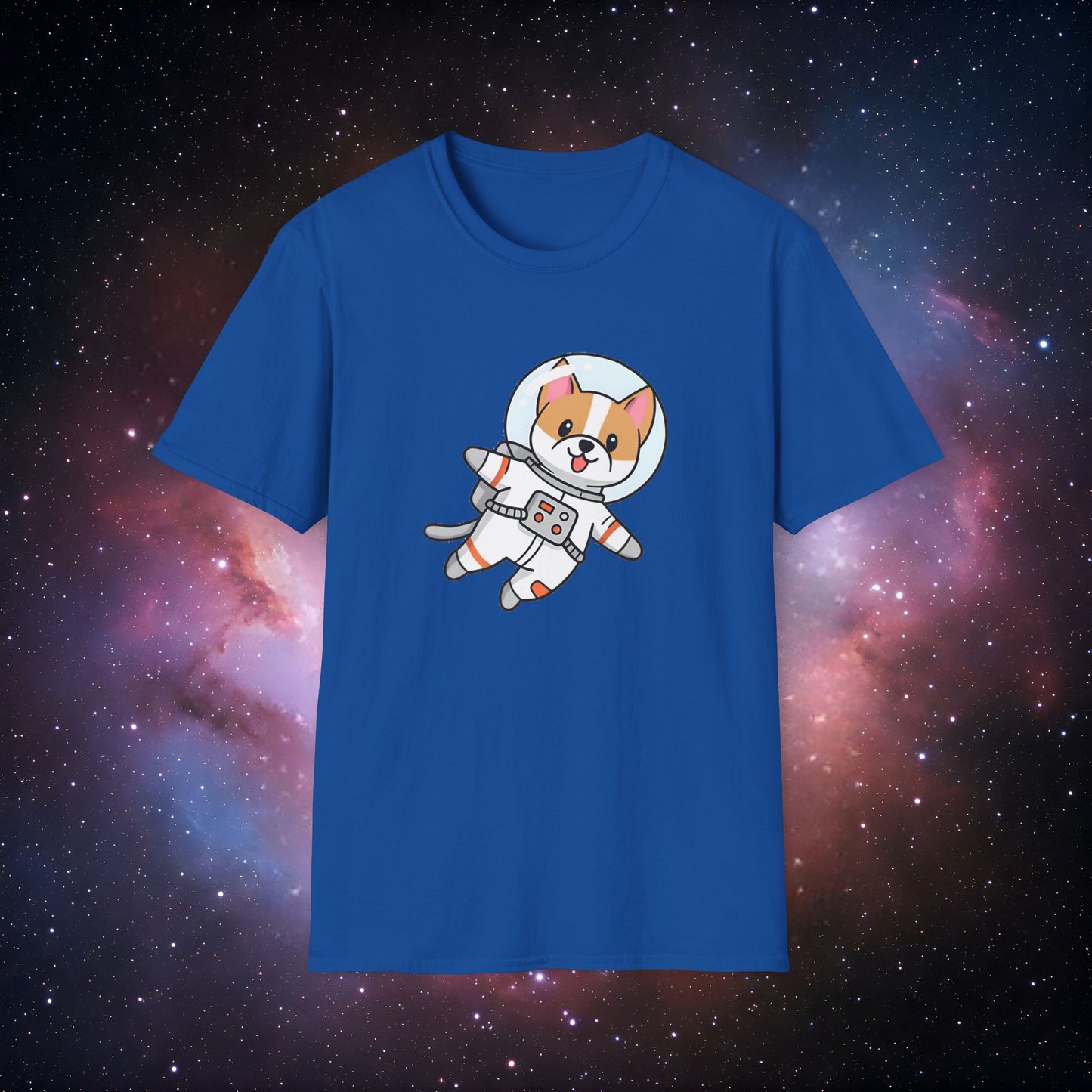 Astro Dog 2 Unisex Softstyle T-Shirt - Space Lover Apparel
