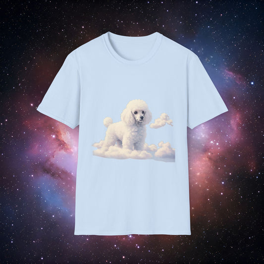 Cloud Poodle 2 Unisex Softstyle T-Shirt - Cute Dog Graphic Tee for Animal Lovers