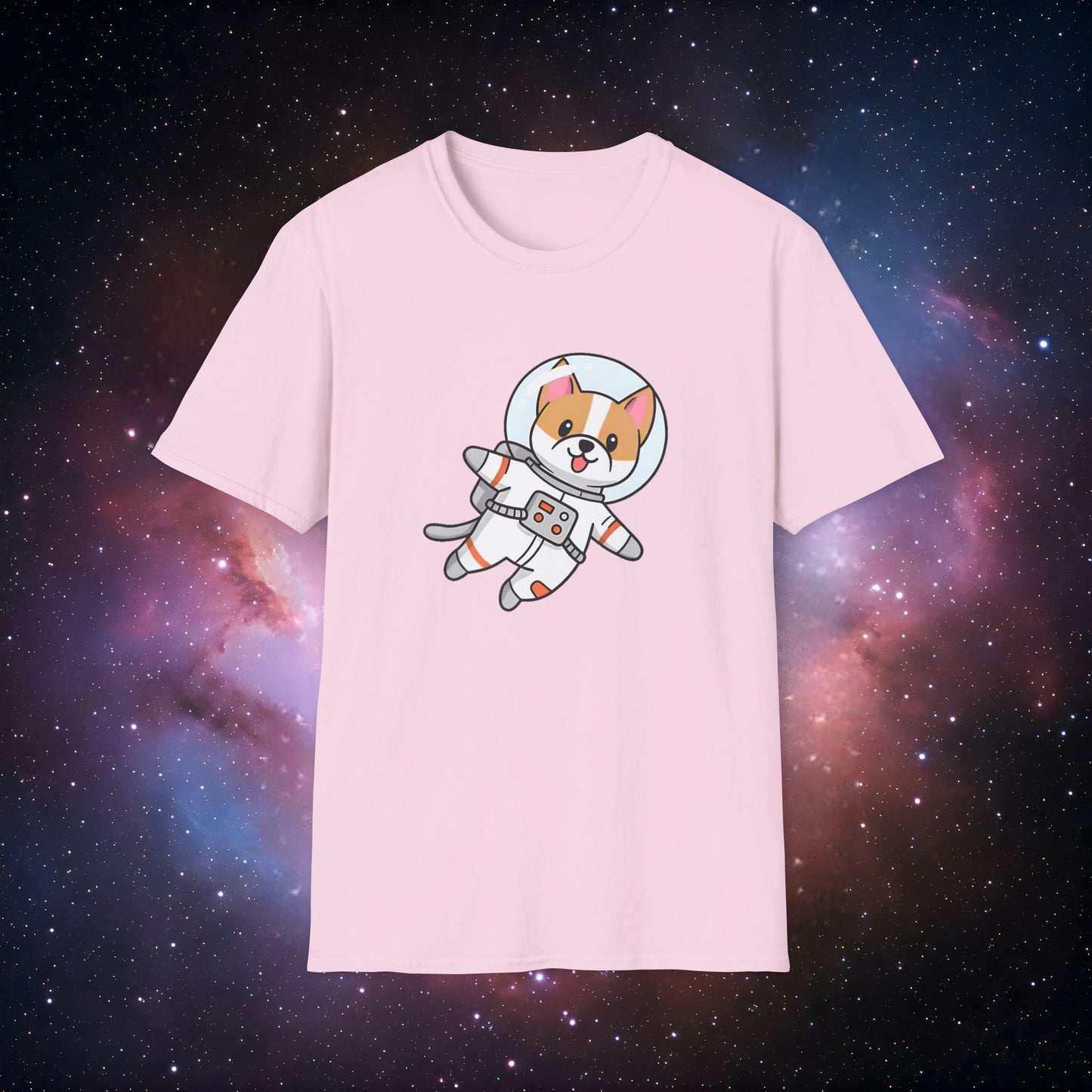 Astro Dog 2 Unisex Softstyle T-Shirt - Space Lover Apparel