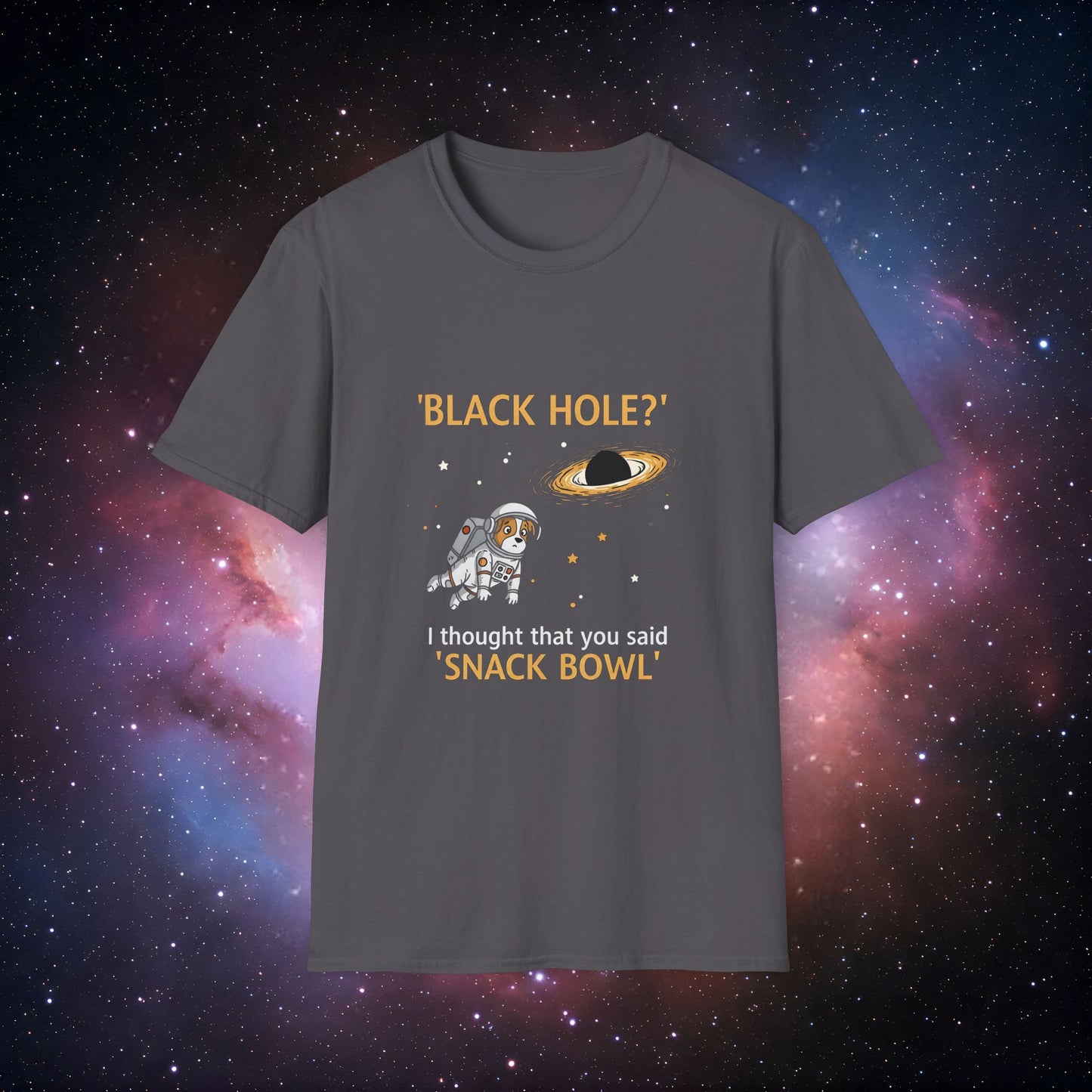 Black Hole Dog 1 -  Unisex T-Shirt
