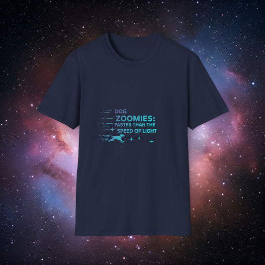 Dog Zoomies 2 Unisex Softstyle T-Shirt - Fun and Comfortable Tee for Dog Lovers