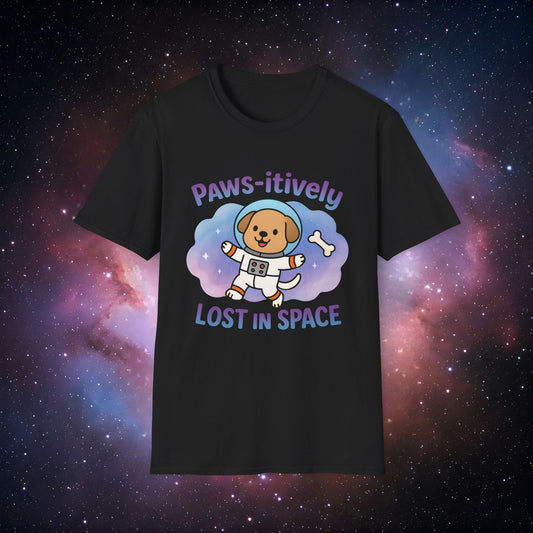 Pawsitively Lost in Space 2 T-Shirt - For Dog Lovers